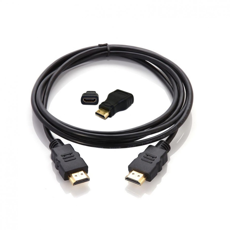 HDMI 1.5 PVC +  ADAPTADOR MICRO  HDMI/MINI HDMI A HDMI