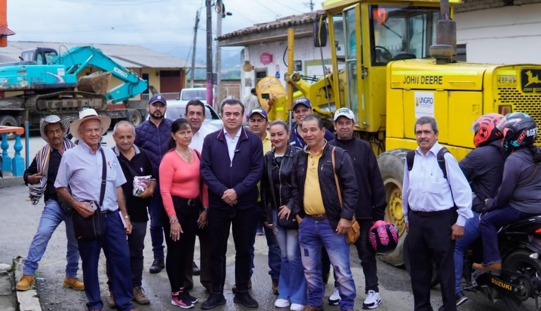 UNGRD prepara medidas para atender efectivamente a damnificados del barrio La Trinidad en Santa Rosa de Cabal 