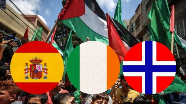 España, Irlanda y Noruega reconocen al Estado de Palestina