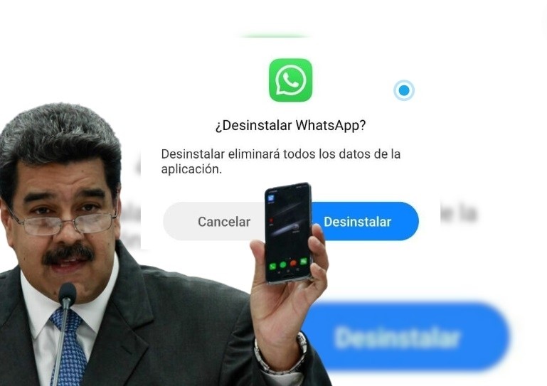 "Soy libre de WhatsApp, WhatsApp pal Carajo": Maduro insta a Venezolanos a eliminar WhatsApp
