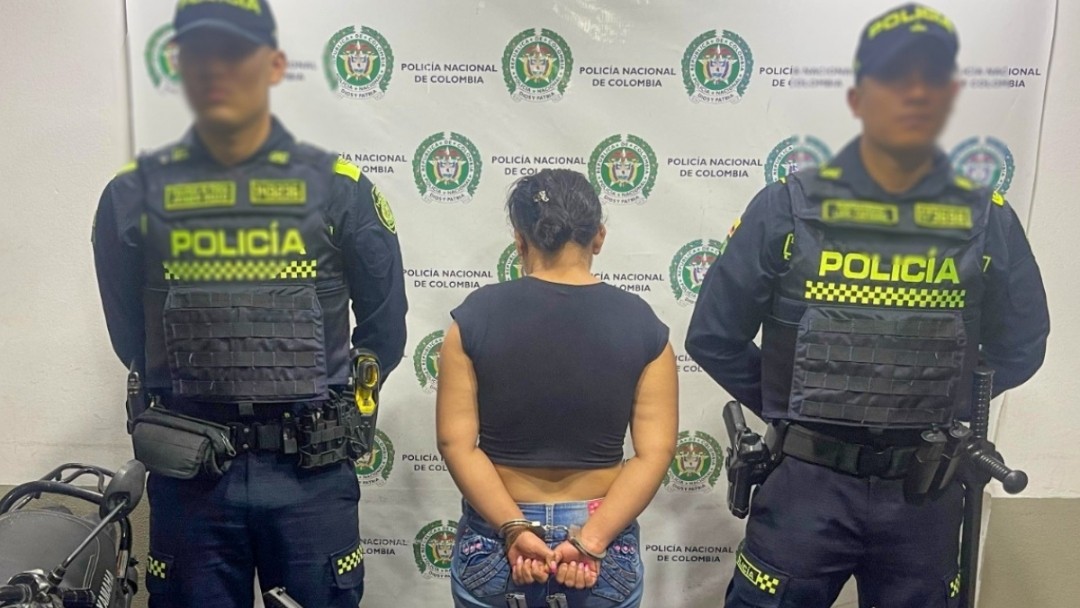 Capturada en La Virginia una mujer con armas de fuego y munición