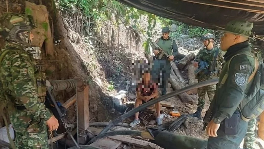 Autoridades desmantelan operación de minería ilegal en Riosucio