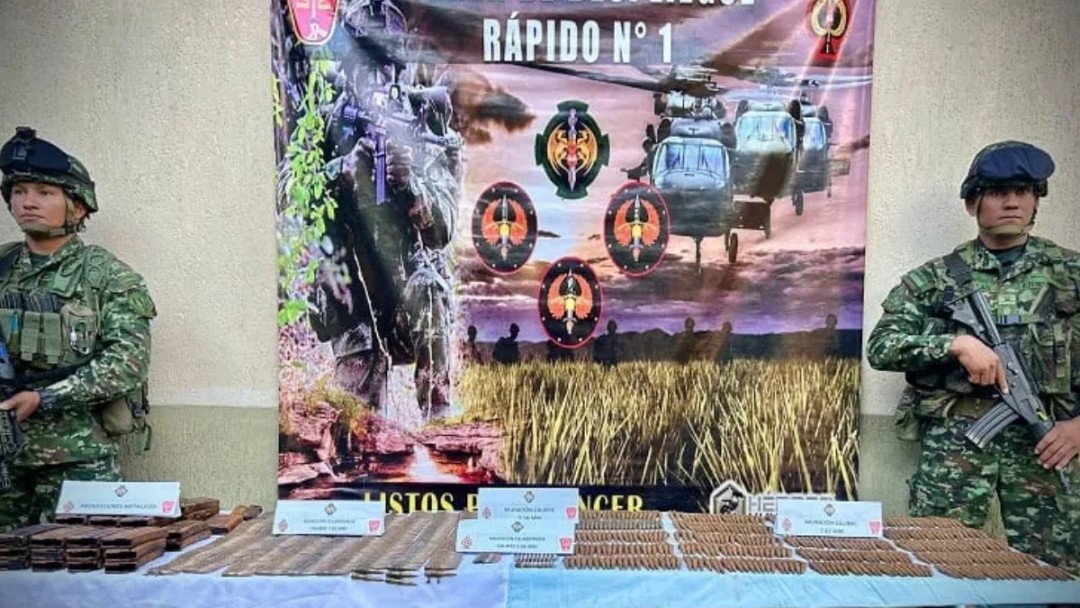 Ejército halló campamento con armamento de disidencias en La Macarena, Meta