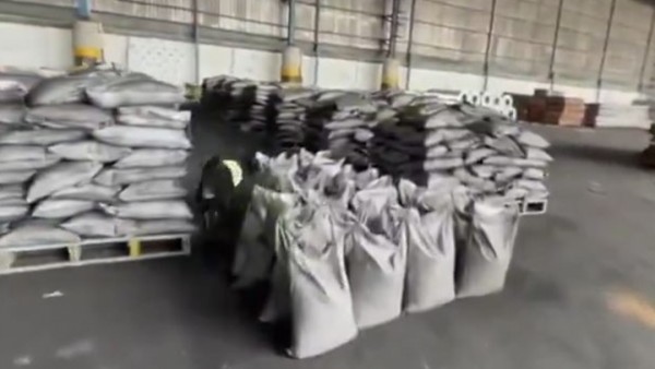 Descubren 600 kilos de cocaína ocultos en carbón en Buenaventura