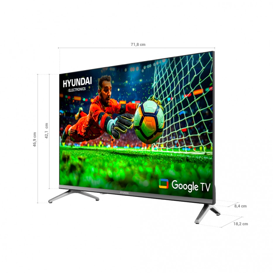 Smart TV 32'' QLED HD - Google TV