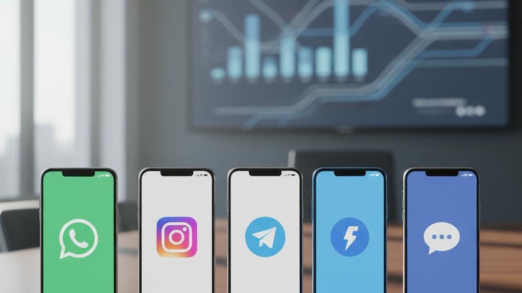 Los apps de mensajería más populares y su impacto en la estrategia comercial B2B