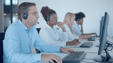 servicio al cliente, call centers