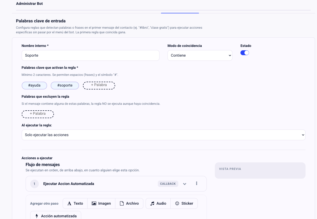 palabras claves liveconnect