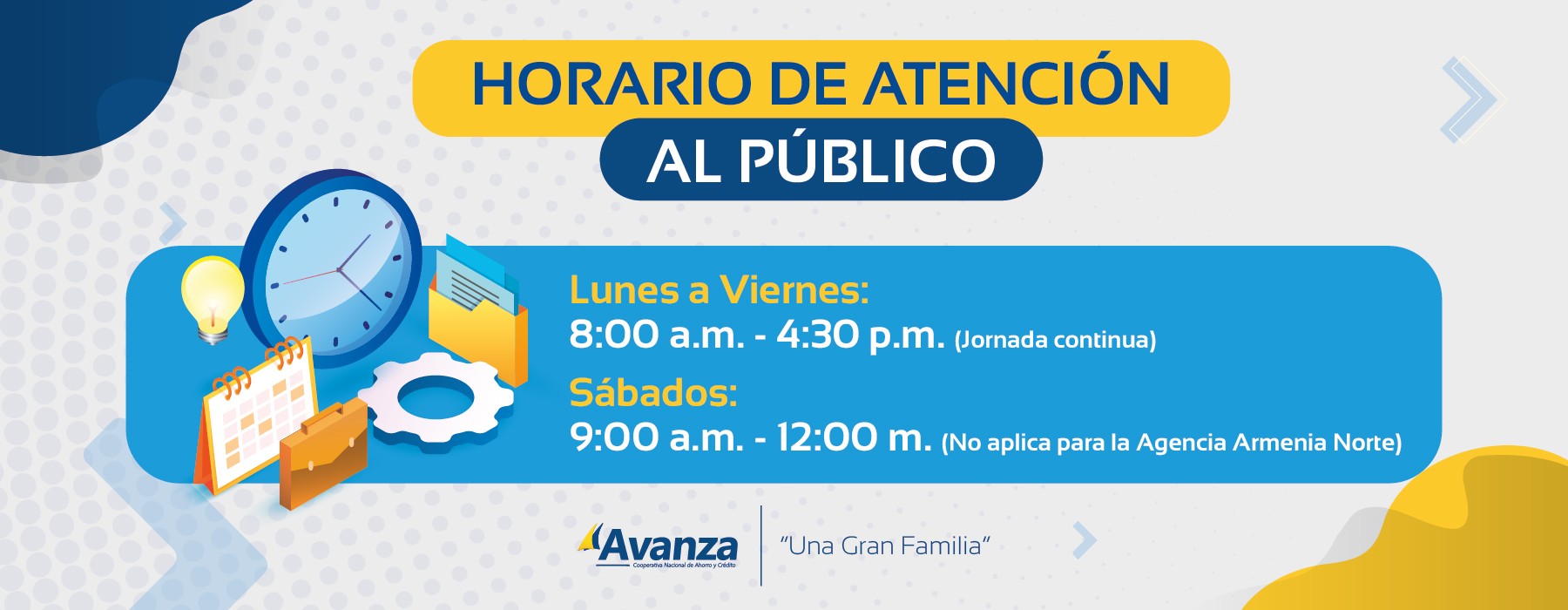 Galería Principal Avanza Cooperativa Nacional de Ahorro y Crédito