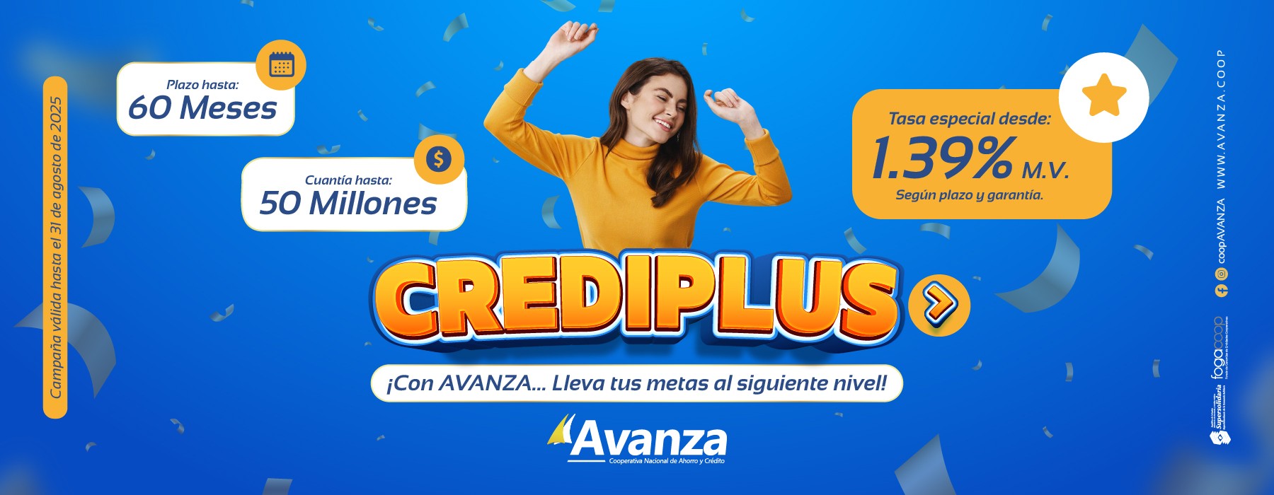 Galería Principal Avanza Cooperativa Nacional de Ahorro y Crédito