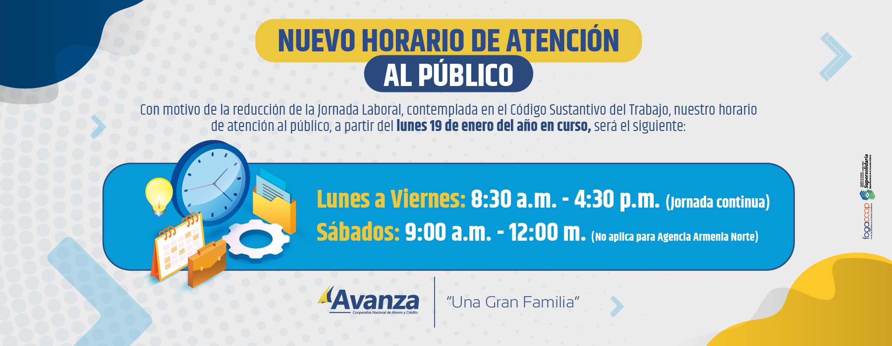 Galería Principal Avanza Cooperativa Nacional de Ahorro y Crédito