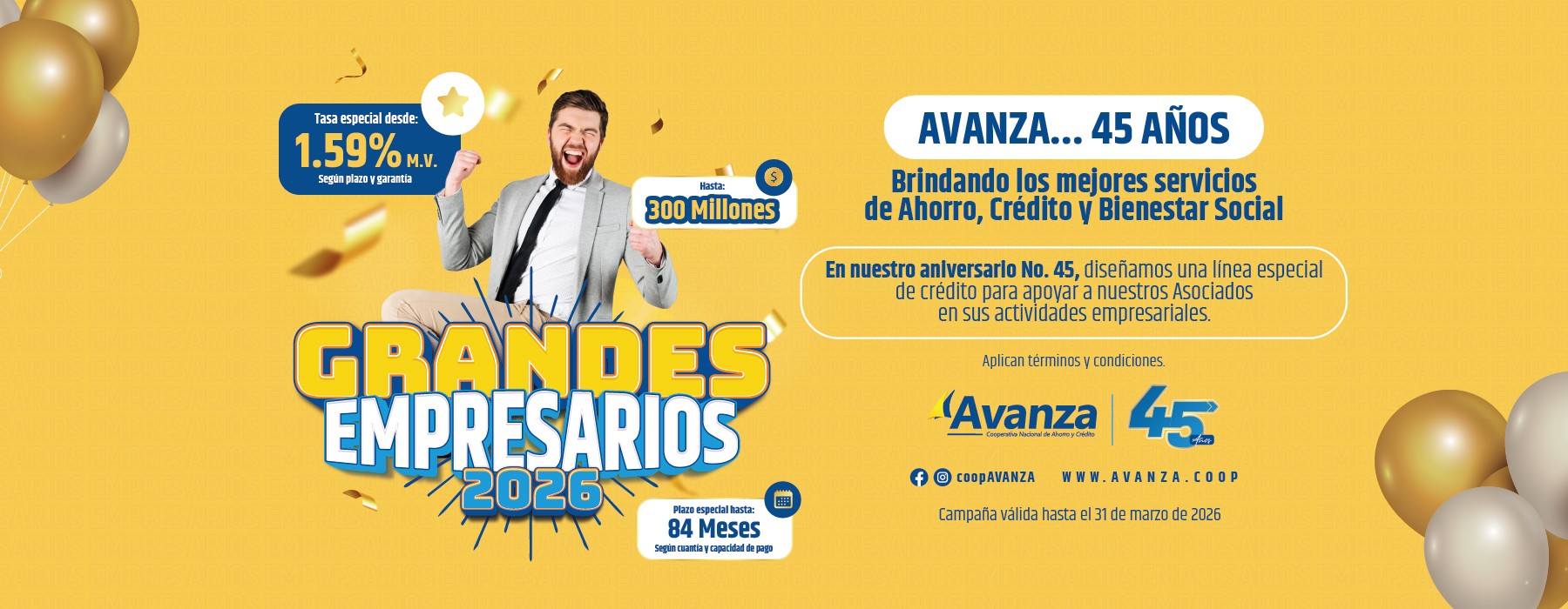 Galería Principal Avanza Cooperativa Nacional de Ahorro y Crédito