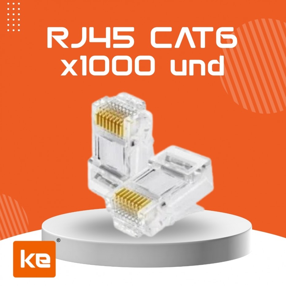 RJ45 CAT 6 X 1000 UND