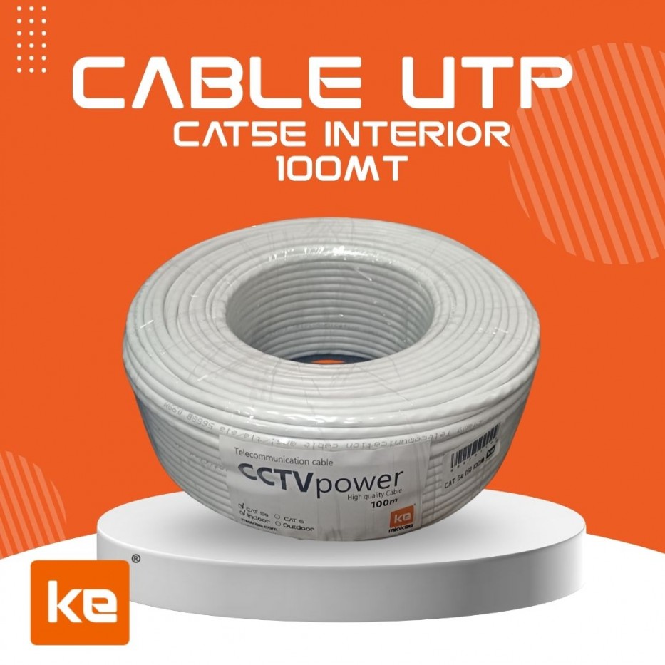 UTP CAT5E INTERIOR 100 METROS