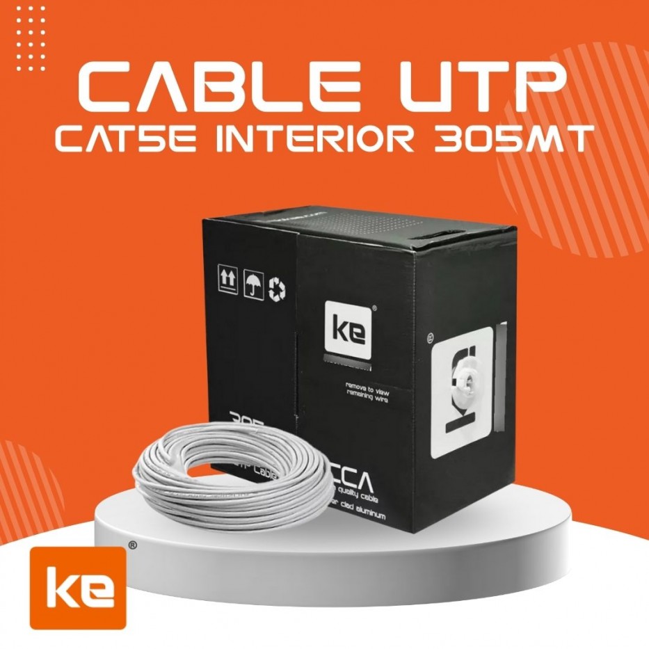 CCA UTP CABLE CAT5E INTERIOR 305M