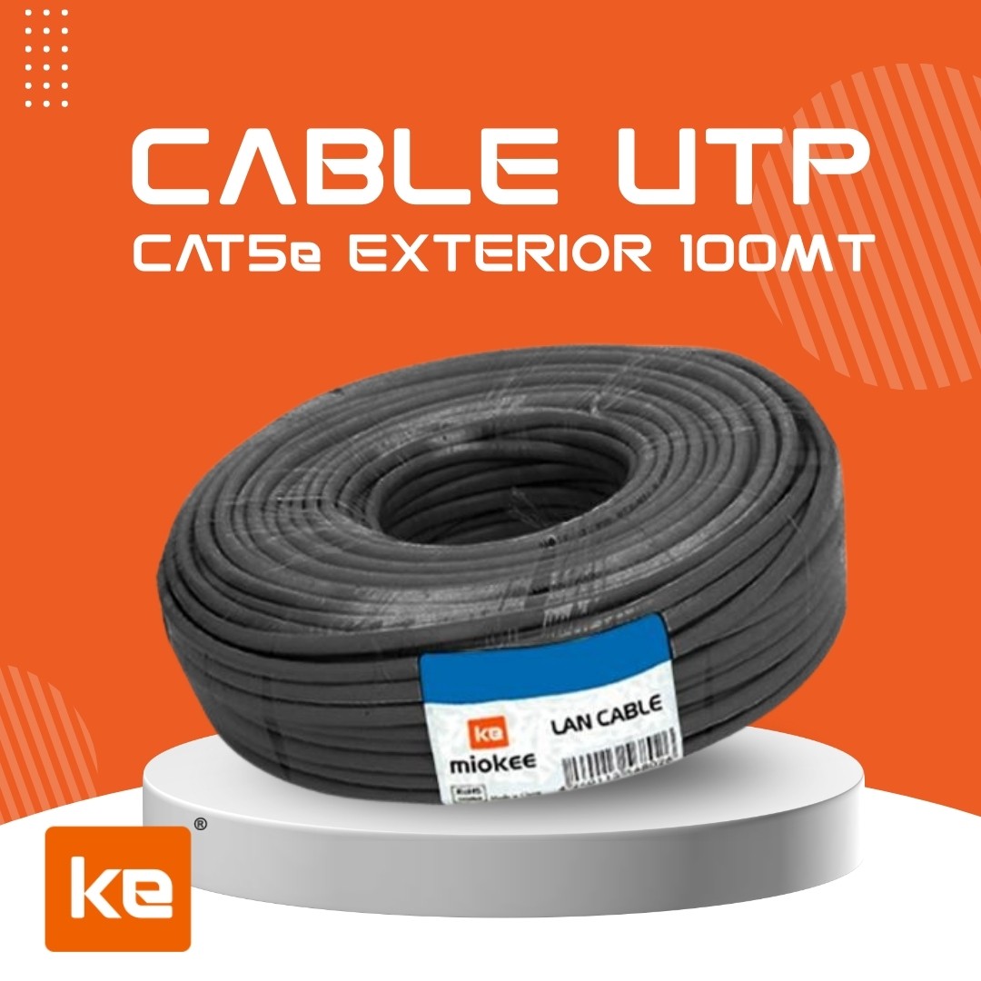 CABLE UTP CAT 5E EXTERIOR 100M SAT