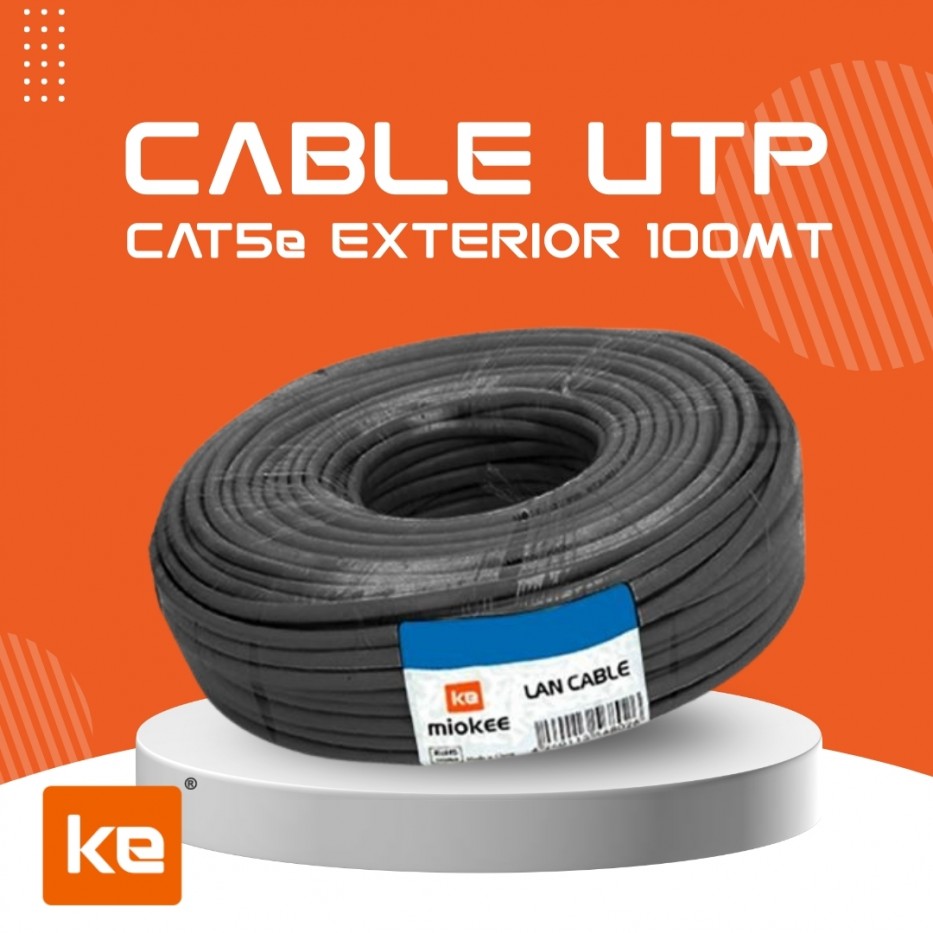 CABLE UTP CAT5E EXTERIOR 100 METROS