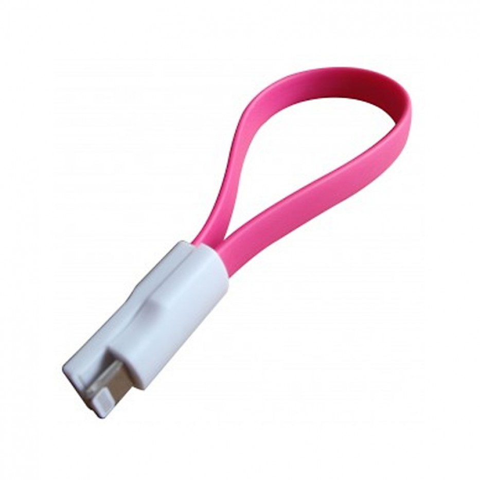 MIOKEE FLAT CABLE IPHONE 5 BRINGHT PINK