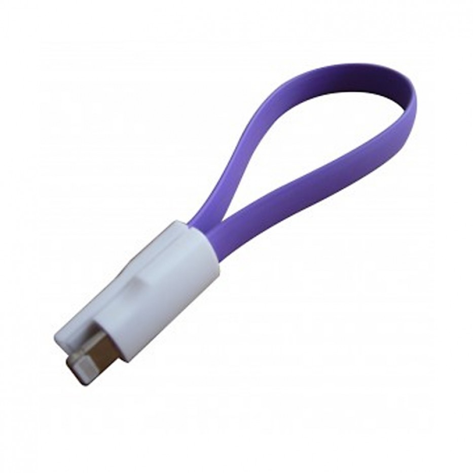 MIOKEE FLAT CABLE IPHONE 5 PURPLE