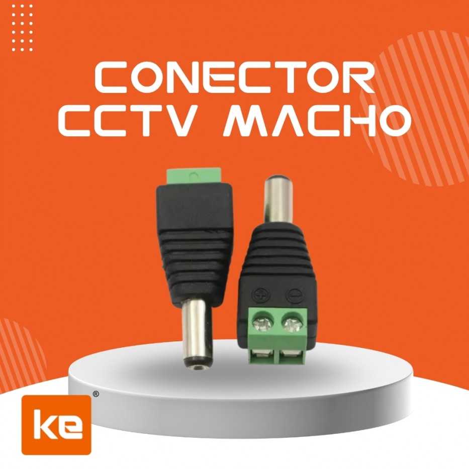 CONECTOR CCTV MACHO