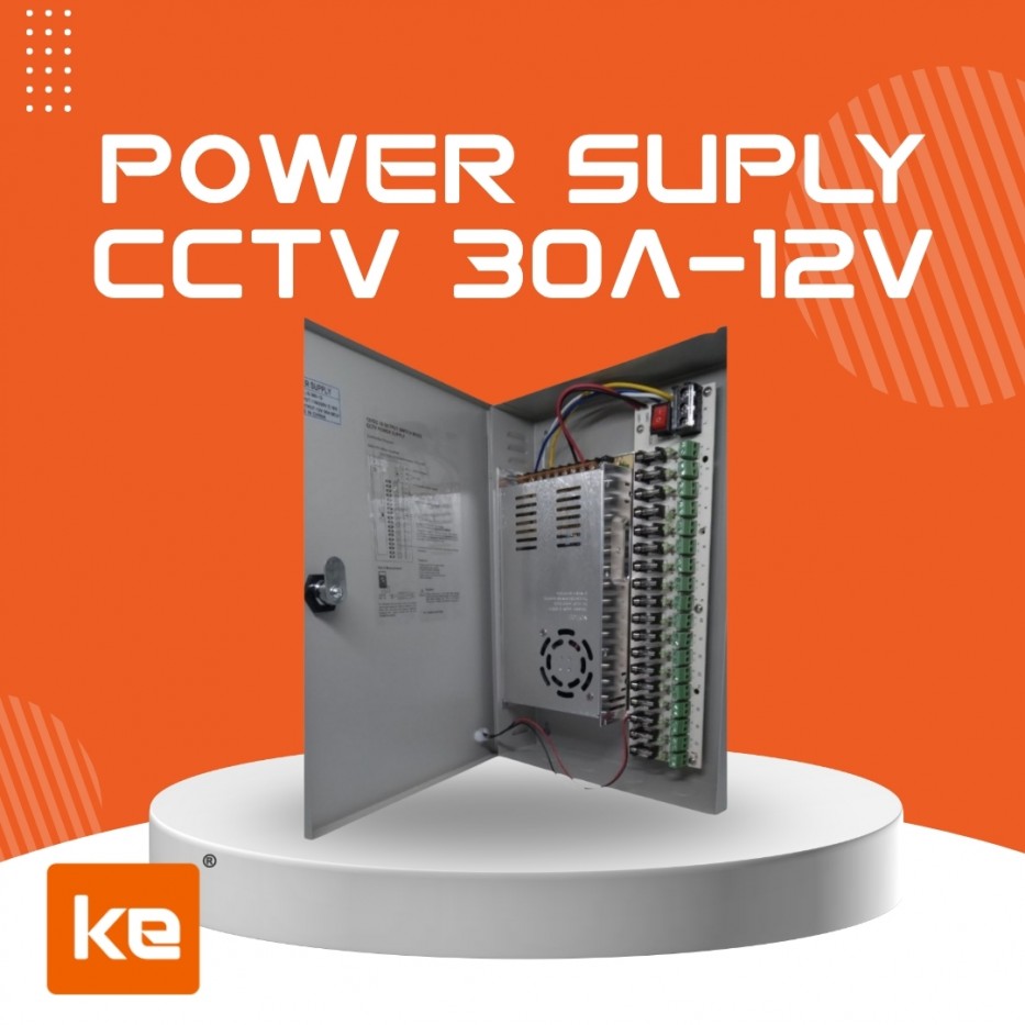 CCTV POWER SUPPLY 30A 12V
