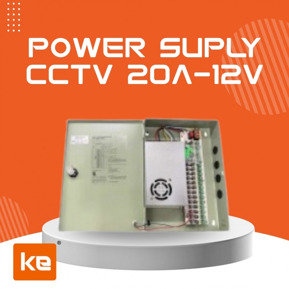 POWER SUPPLY CCTV 20A - 12V