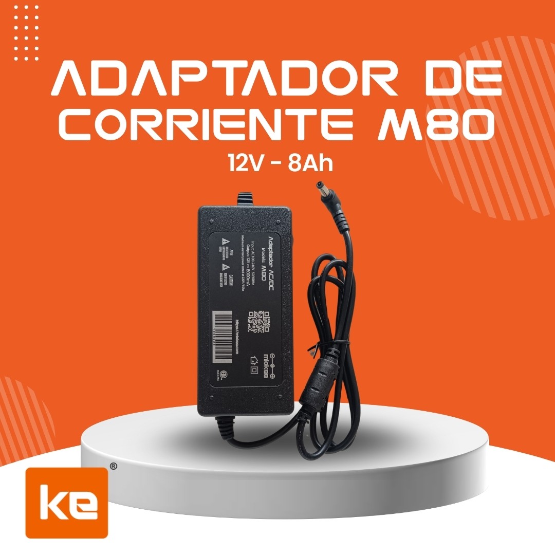 MIOKEE POWER ADAPTER 12V 8000 mA MODELO M80 12V 8A