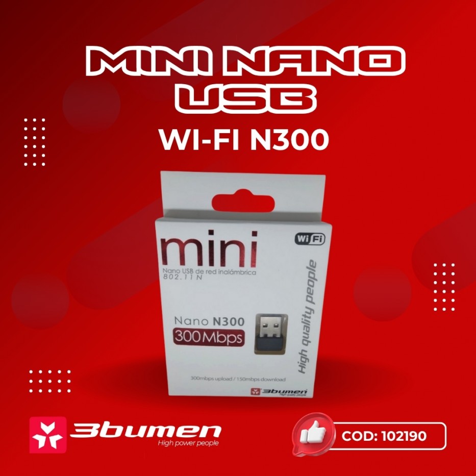MINI NANO USB WI-FI N300