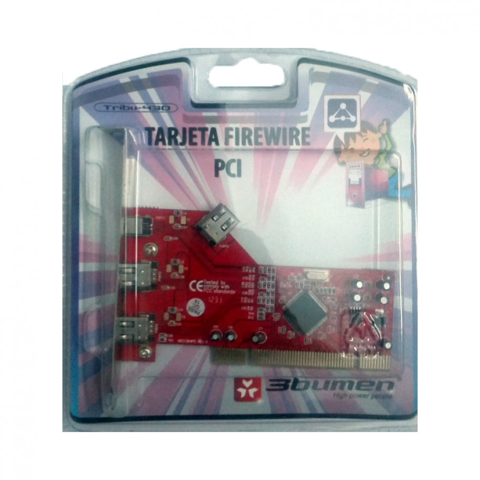 TARJETA PCI - FIREWIRE IEEE 1394 REF. TRIBU-430