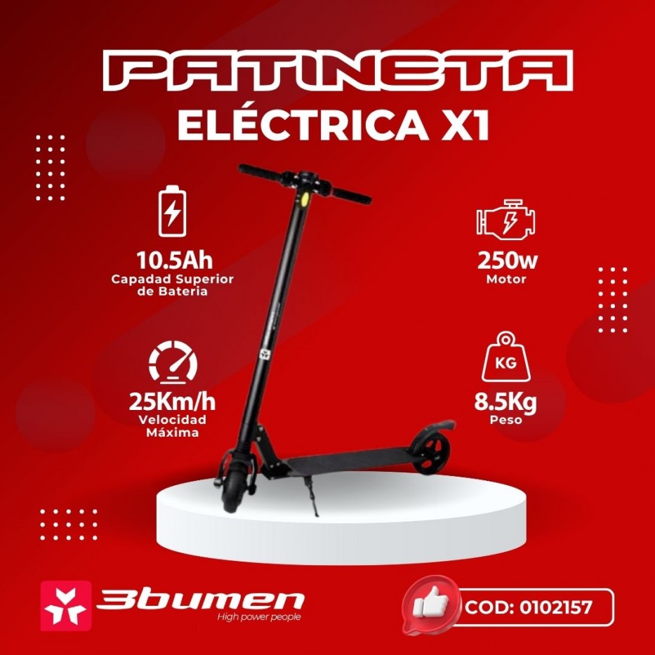 PATINETA ELECTRICA X1