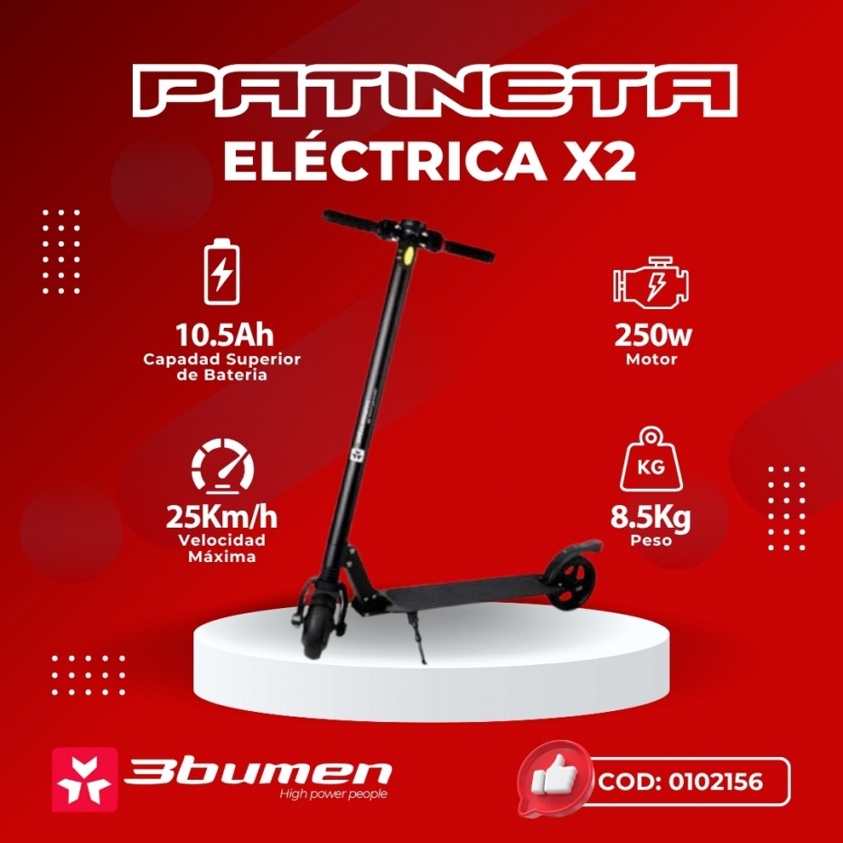 PATINETA ELECTRICA X2