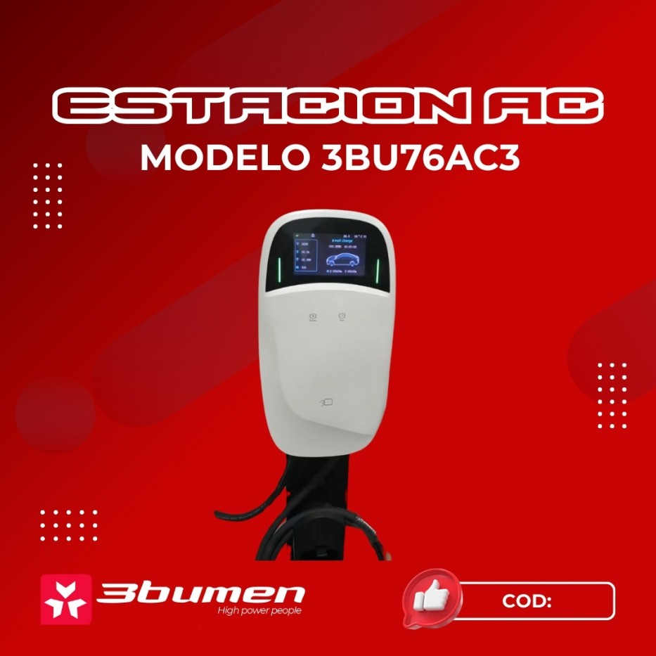 ESTACIÓN DE CARGA AC MODELO 3BU76AC3