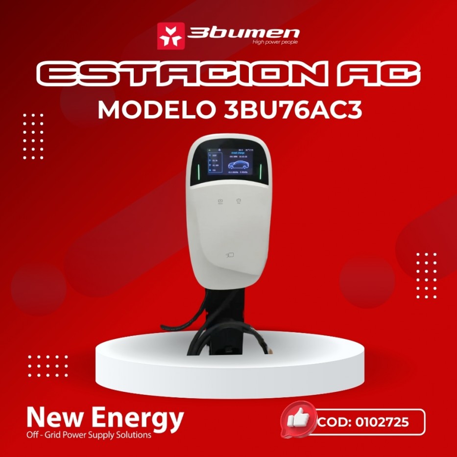 ESTACIÓN DE CARGA AC MODELO 3BU76AC3