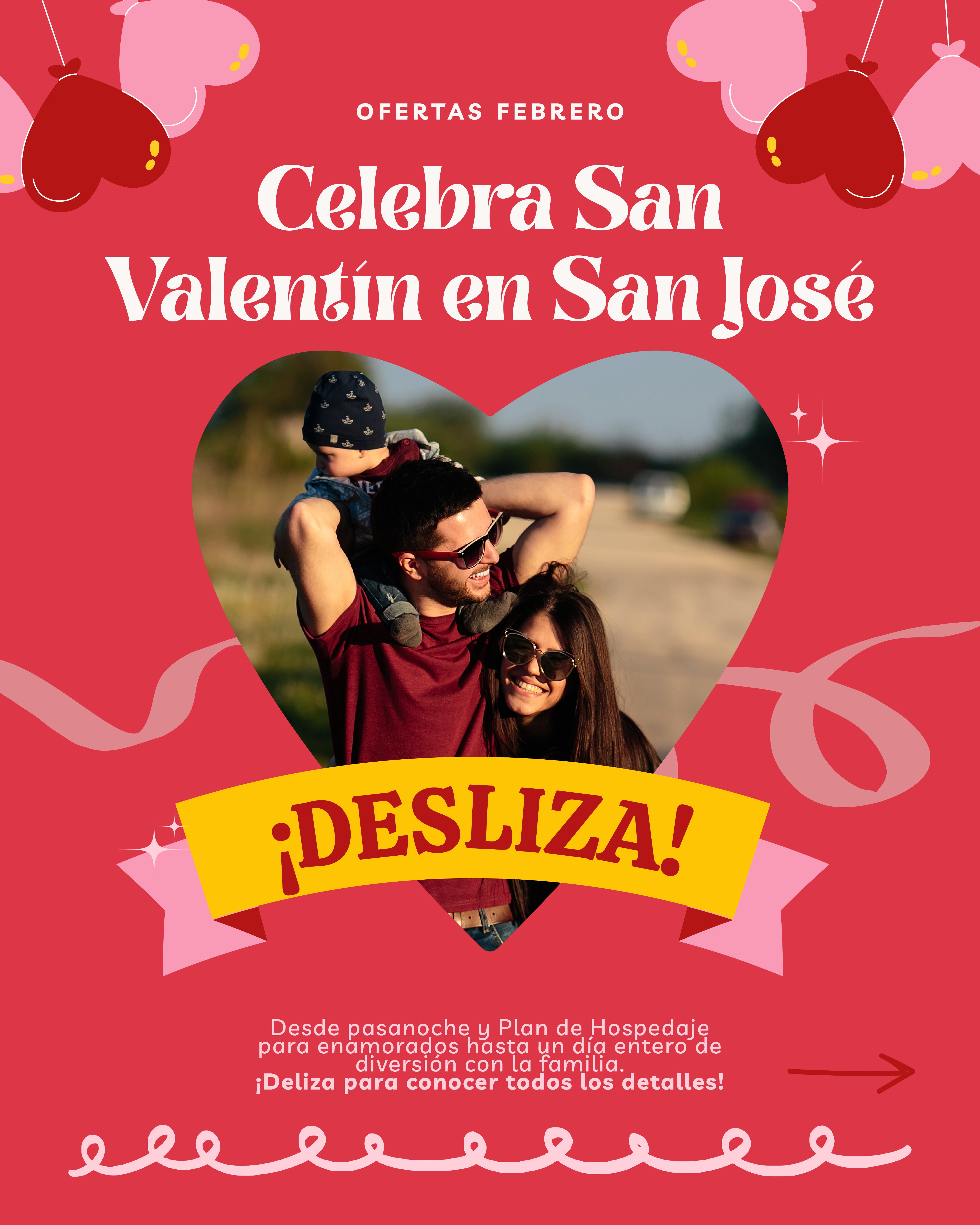 El amor está en el aire... y también en San José