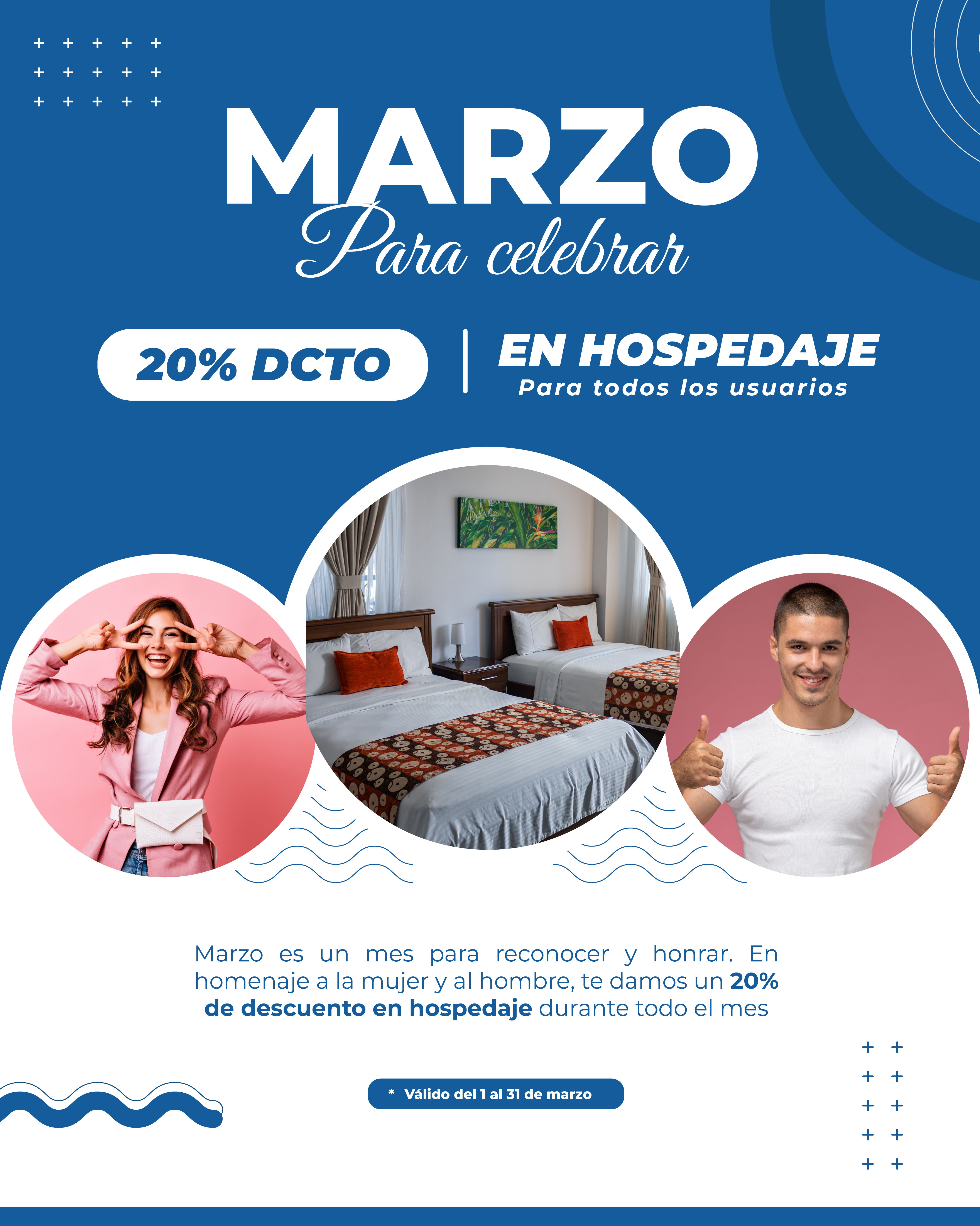Celebra a la mujer y al hombre durante todo marzo