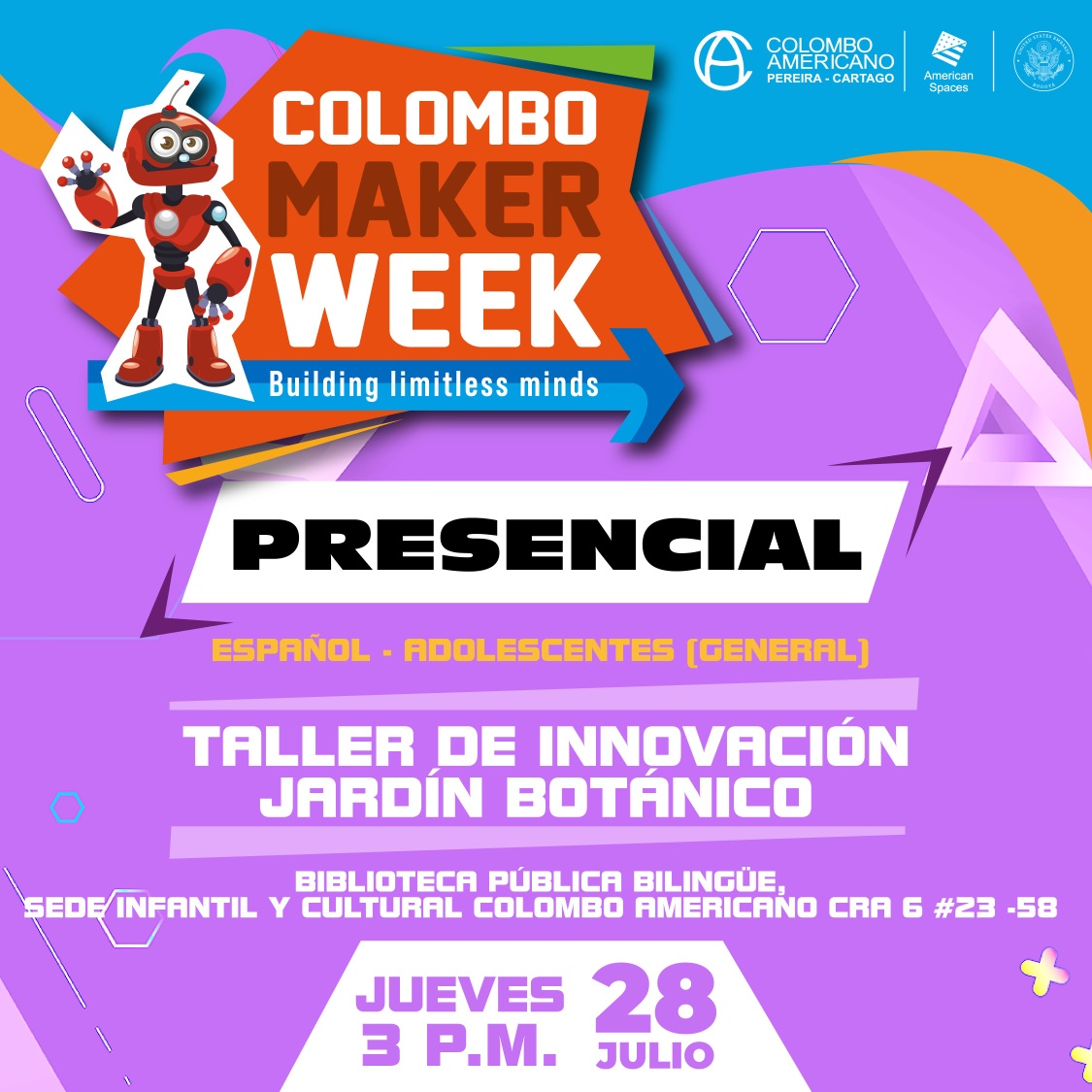 Colombo Marker Week agenda presencial