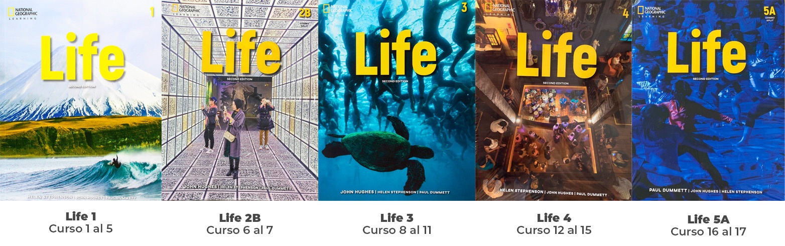 libros de la serie Life de NGL