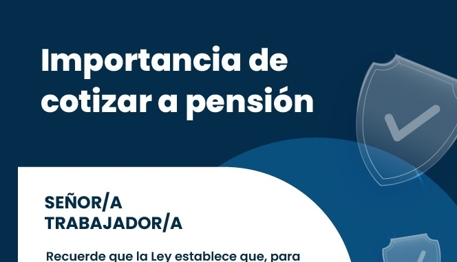 Importancia de cotizar a pensión
