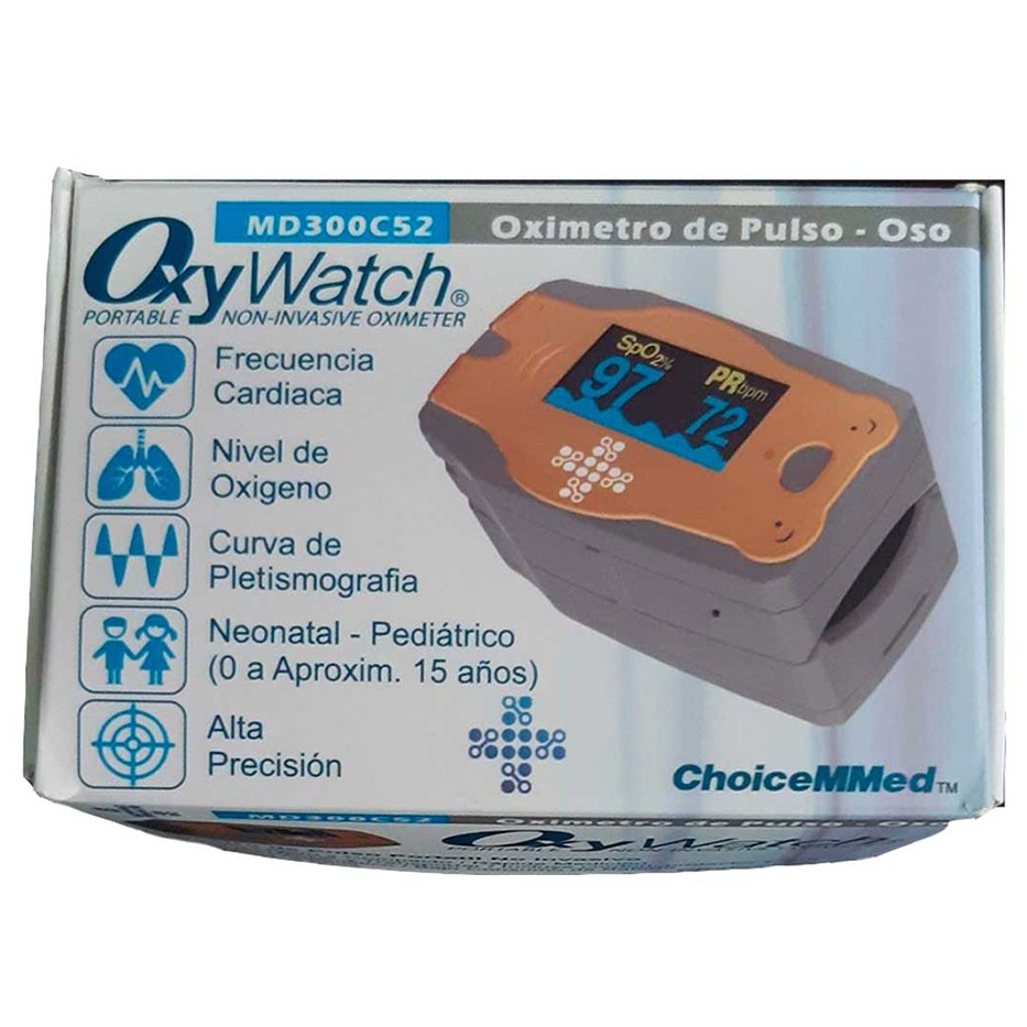 PULSIOXIMETRO PEDIATRICO OSO MD300 OXYWATCH Choicemmed  x 1 