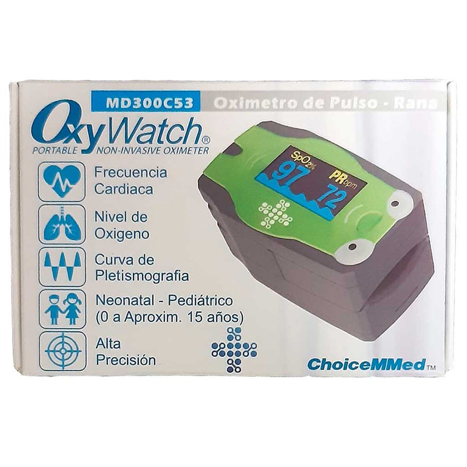 PULSIOXIMETRO PEDIATRICO RANA MD300 OXYWATCH Choicemmed  x 1 