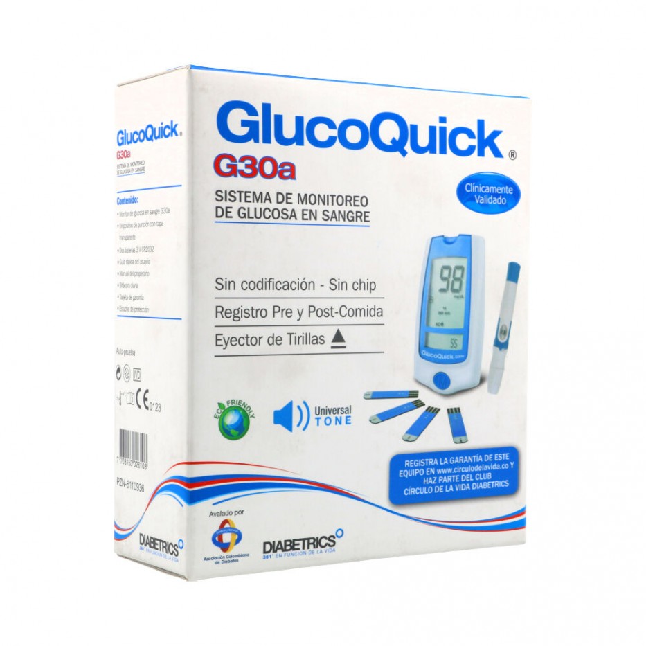 Glucómetro - Glucoquick g30a