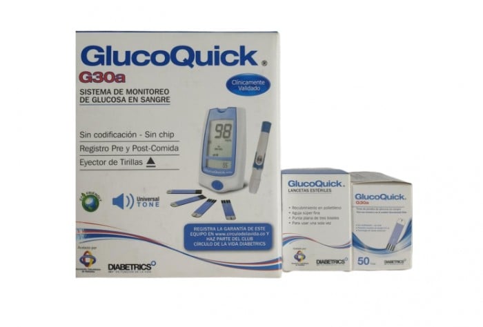 Glucómetro - Glucoquick g30a + KIT