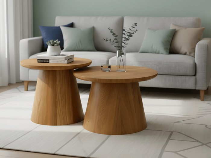 MESA DE CENTRO SENDAL ALTA Y BAJA   C/U