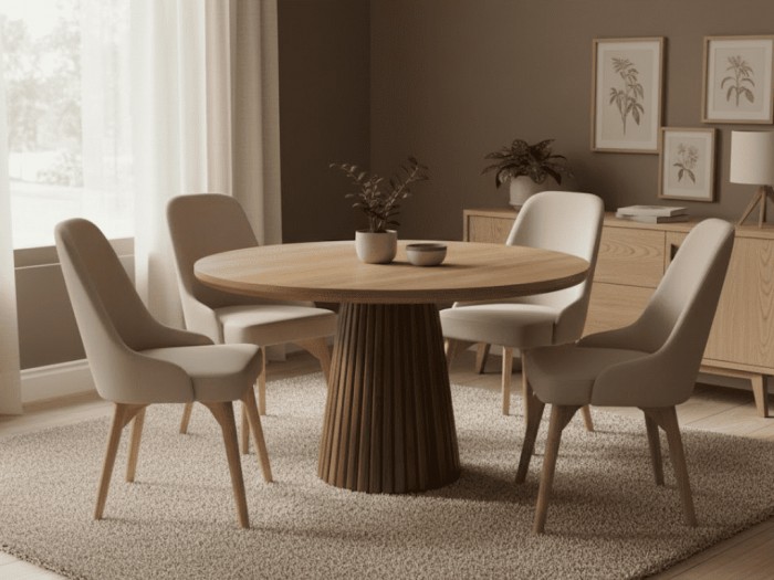 MESA DE COMEDOR ROSET DE 4 ptos