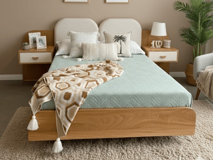 CAMA SENSA + MESAS DE NOCHE