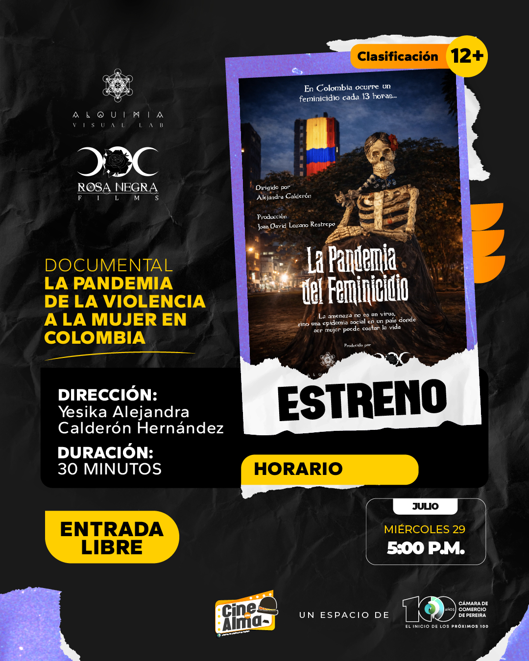 DOCUMENTAL: LA PANDEMIA DE LA VIOLENCIA A LA MUJER EN COLOMBIA 