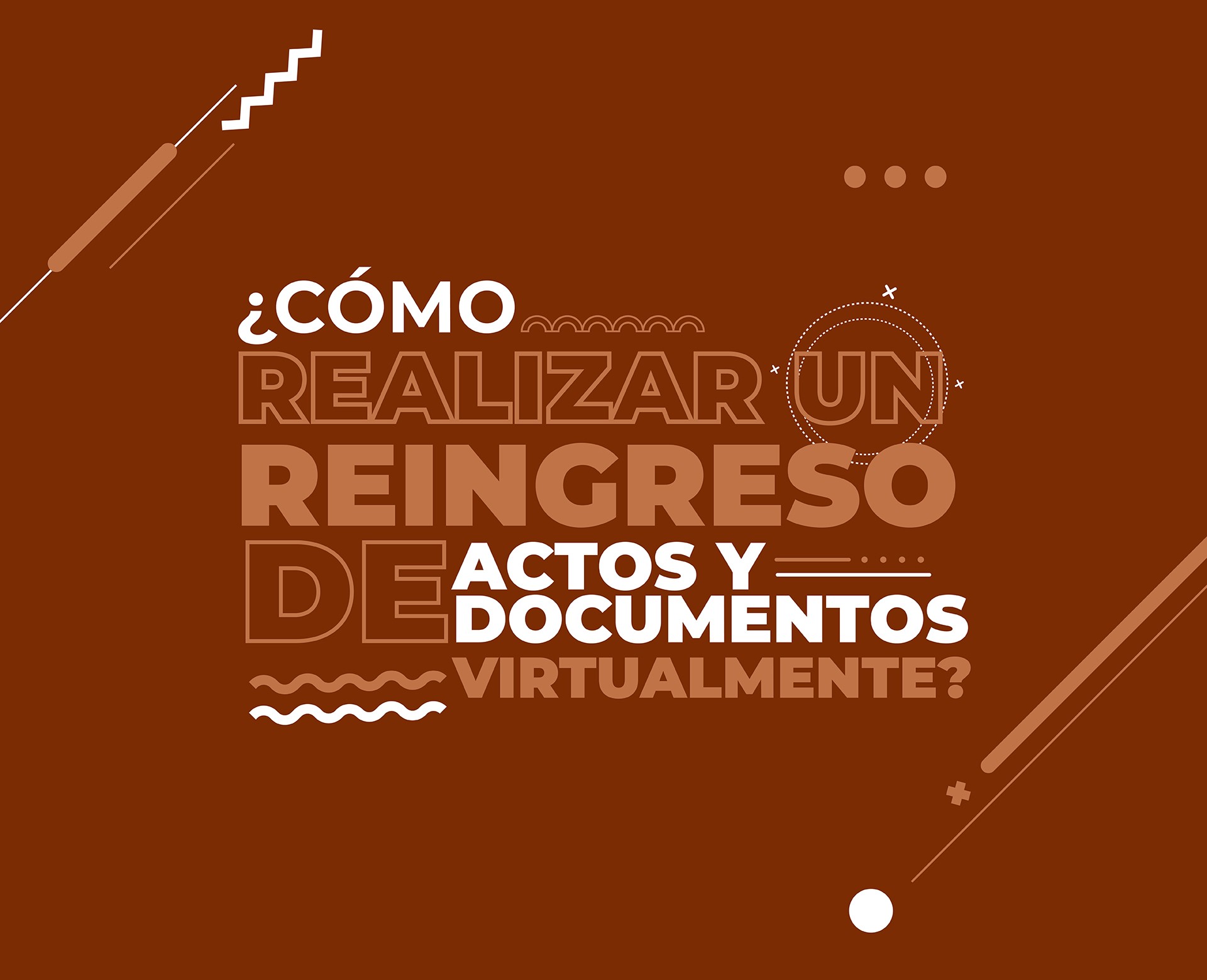 Reingreso de actos y documentos
