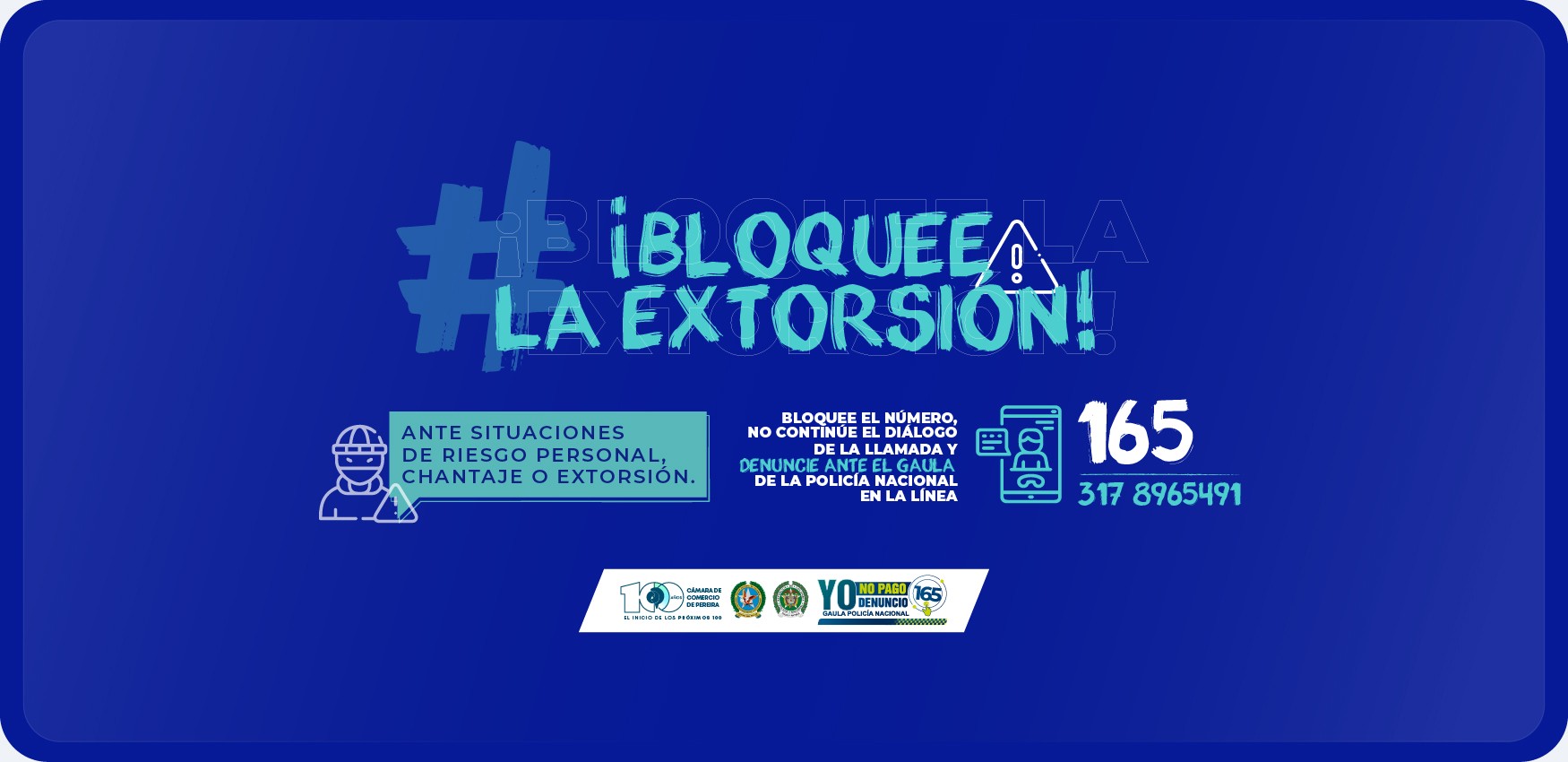 Banner de EXTORSION