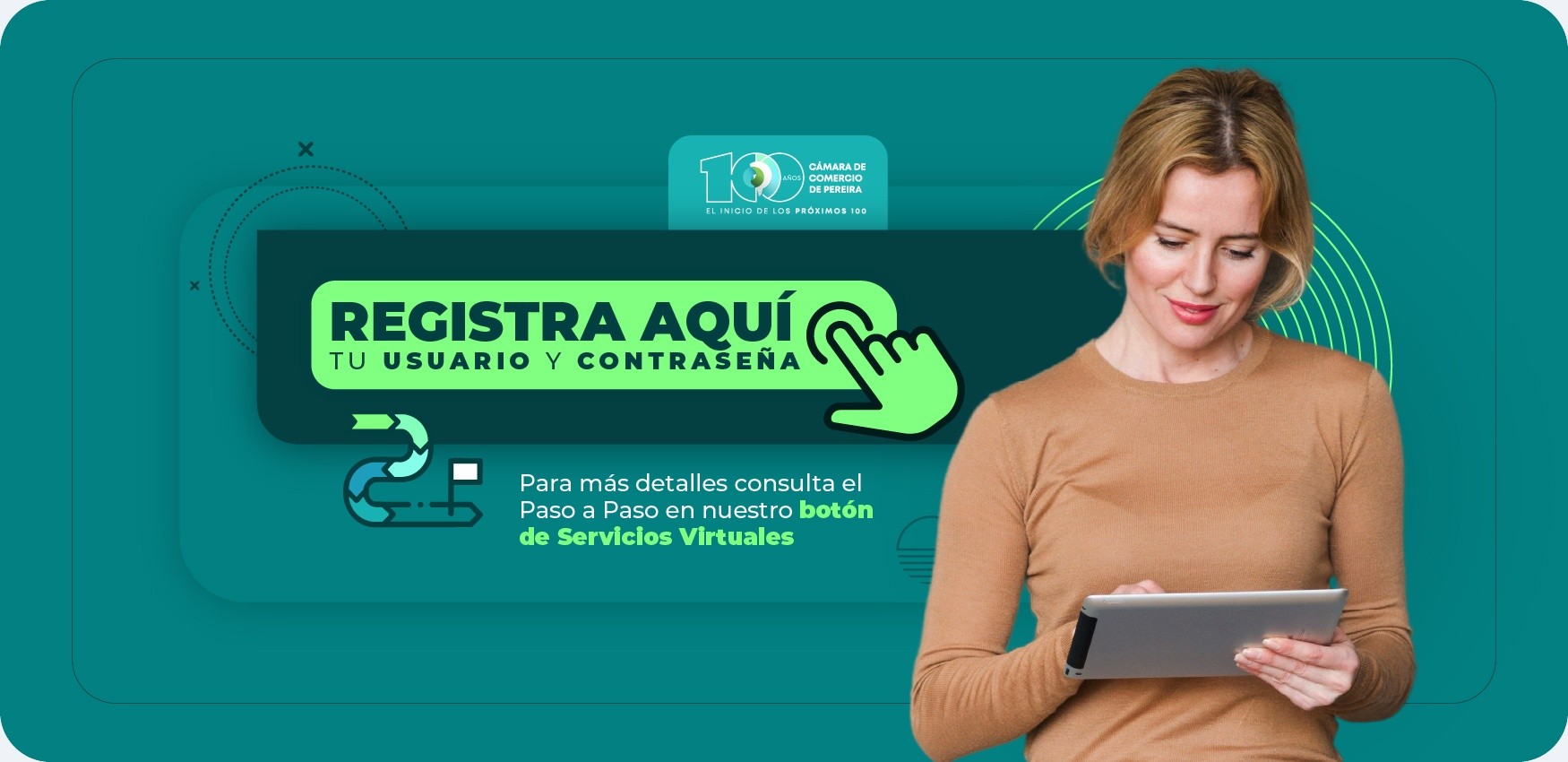 Banner de USUARIO Y CONTRASEÑA