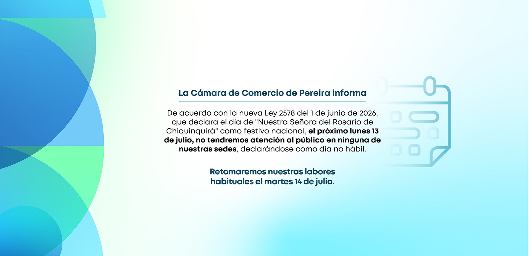 Banner de FESTIVO